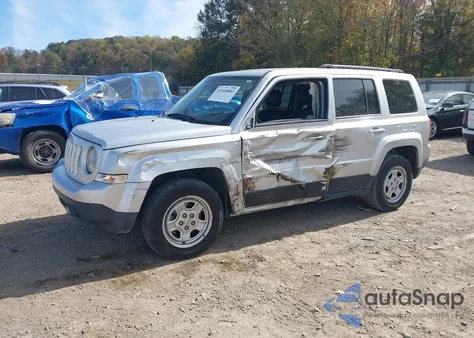 2014 Jeep Patriot Sport из США, поврежденный, VIN 1C4NJPBA9ED529819